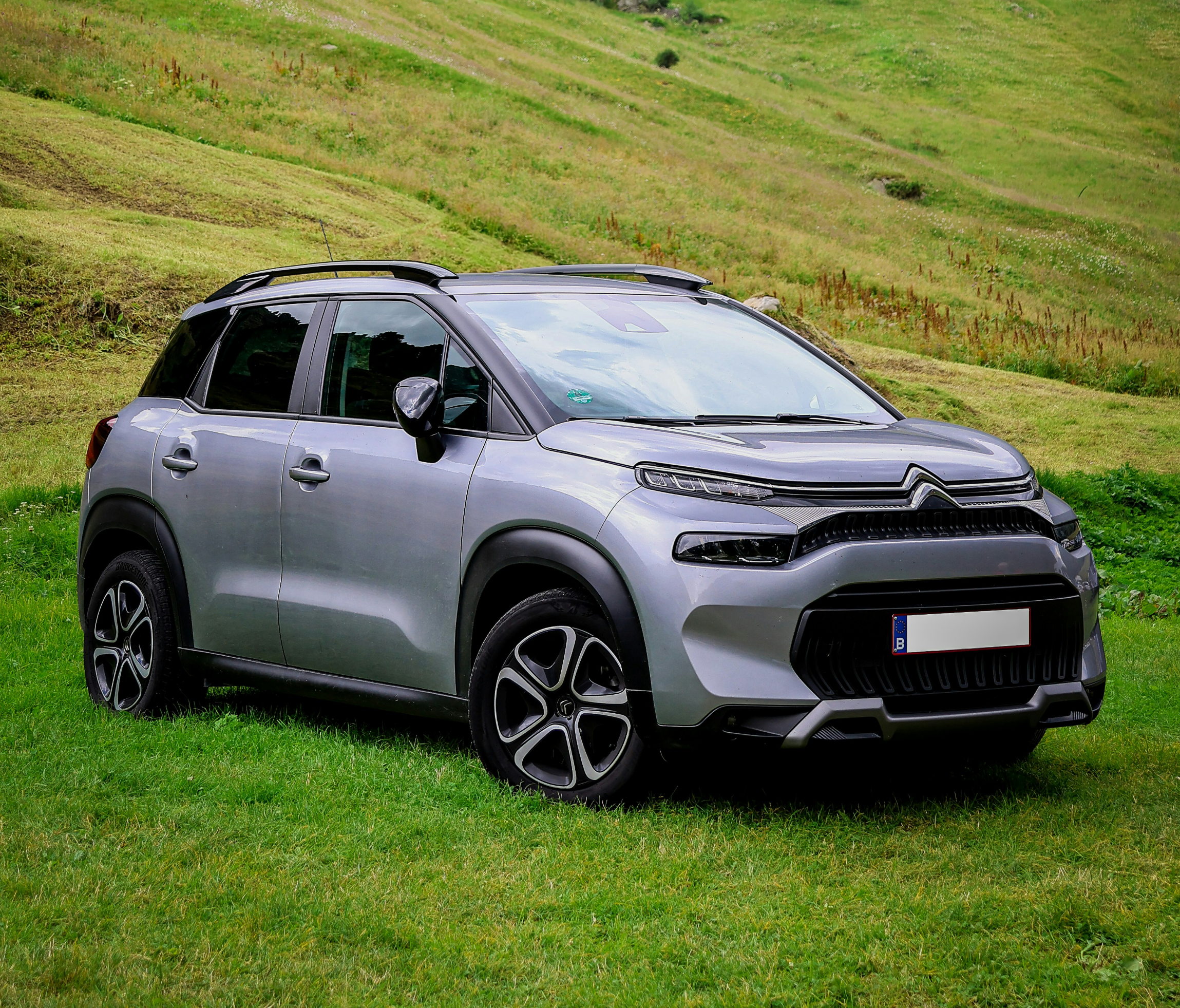 Citroën training car in the countryside
